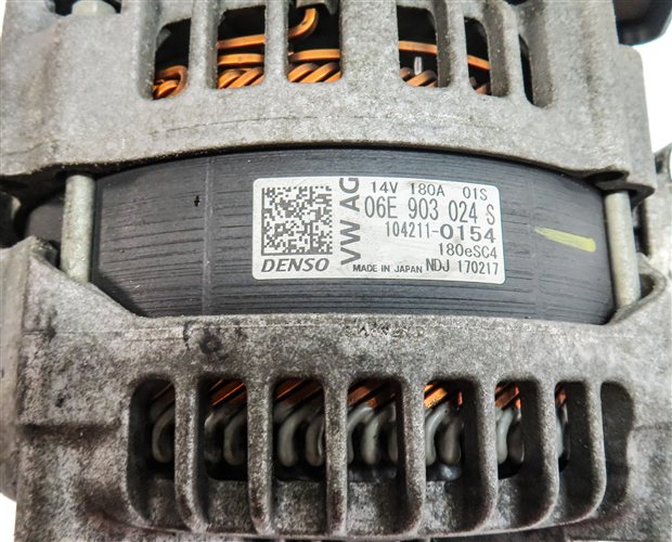 Thumbnail 7: 2017-2019 AUDI Q7 (4M) 3.0L SUPER SUPERCHARGED CREC ENGINE ALTERNATOR 180 AMP