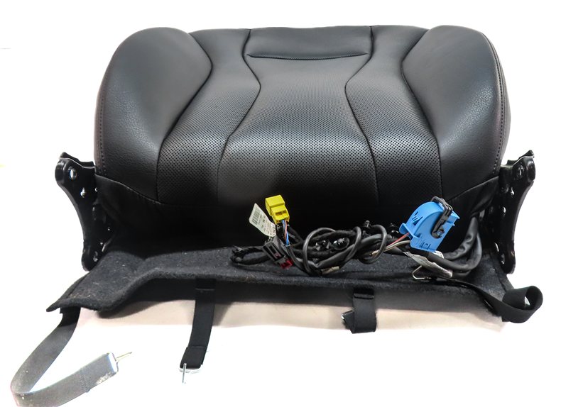 Thumbnail 3: 2017 AUDI Q7 (4M) LEFT DRIVER UPPER MEMORY SEAT CUSHION w/HEAT VENT (Black)