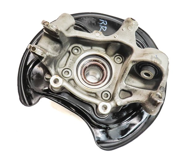 Thumbnail 2: 2017-2022 AUDI Q7 (4M) REAR RIGHT PASSENGER SPINDLE KNUCKLE WHEEL HUB w/ SHIELD