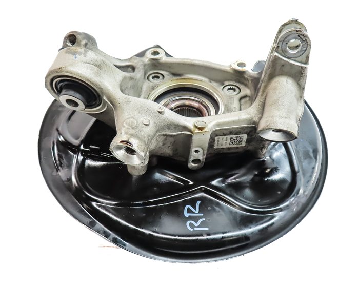 Thumbnail 4: 2017-2022 AUDI Q7 (4M) REAR RIGHT PASSENGER SPINDLE KNUCKLE WHEEL HUB w/ SHIELD