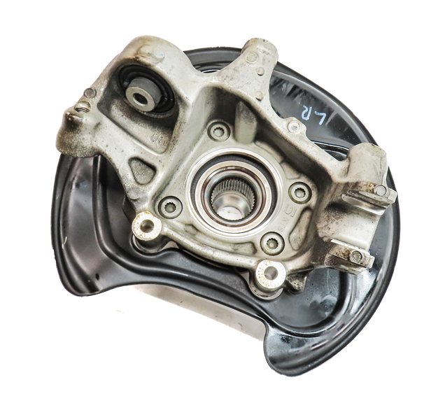 Thumbnail 2: 17-20 AUDI Q7 (4M) REAR LEFT DRIVER SPINDLE KNUCKLE WHEEL BEARING HUB w/ SHIELD