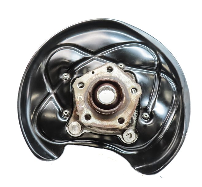Thumbnail 5: 17-20 AUDI Q7 (4M) REAR LEFT DRIVER SPINDLE KNUCKLE WHEEL BEARING HUB w/ SHIELD