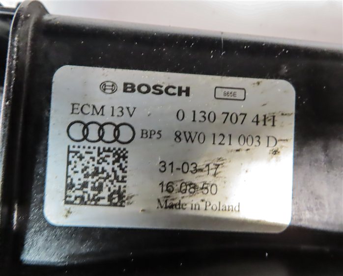 Thumbnail 10: 17-20 AUDI Q7 (4M) 3.0L SUPER RADIATOR COOLING FAN BLADE MOTOR SHROUD ASSEMBLY