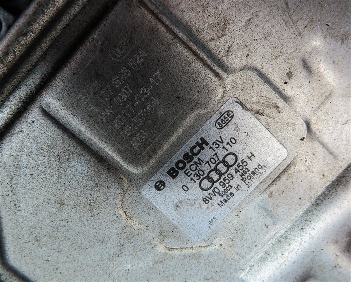 Thumbnail 8: 17-20 AUDI Q7 (4M) 3.0L SUPER RADIATOR COOLING FAN BLADE MOTOR SHROUD ASSEMBLY