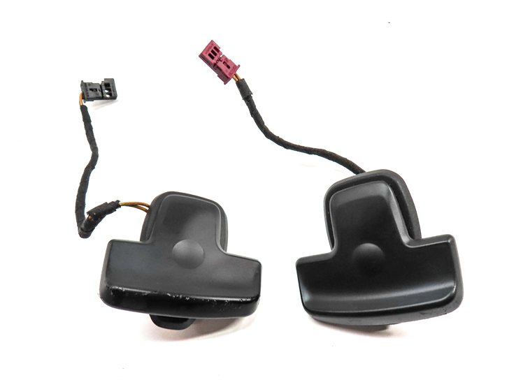Thumbnail 2: 2014 MERCEDES GLK350 (X204) DRIVER STEERING WHEEL SHIFT SHIFTER PADDLE SET/2