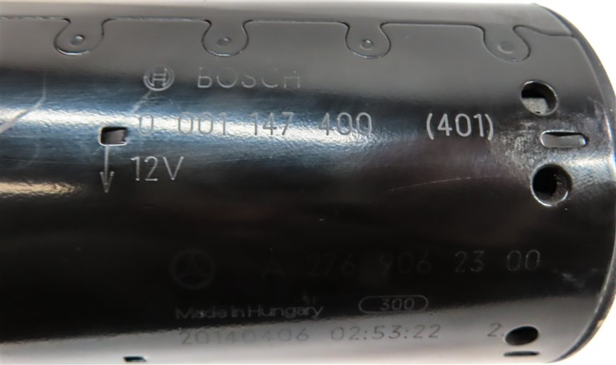 Thumbnail 10: 14-20 MERCEDES C350 E350 E400 GLK350 SLK350 (A207 C207 W204 W231) STARTER MOTOR
