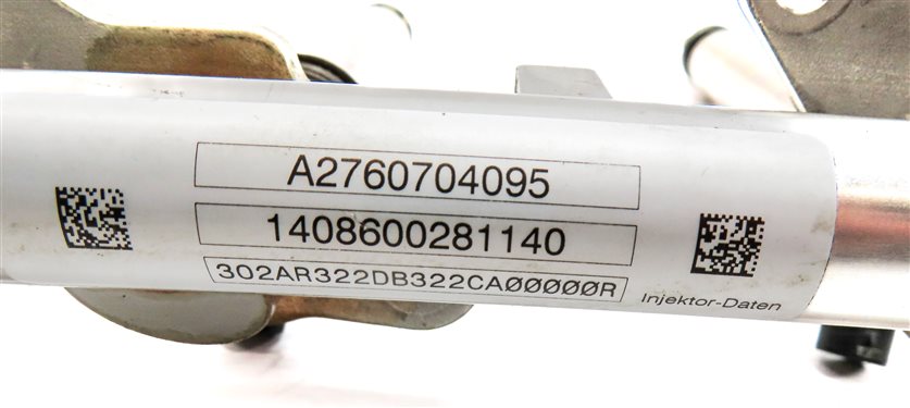 Thumbnail 7: 2014 MERCEDES GLK350 (X204) 3.5L (276.957) ENGINE FUEL INJECTOR SET/3 w/ RAIL