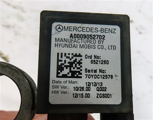 Thumbnail 5: 2014 MERCEDES GLK350 (X204) 3.5L 276.957 ENGINE NEGATIVE BATTERY TERMINAL CABLE