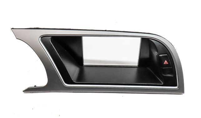 2014 AUDI S5 COUPE (B8 8T) FRONT DASH INFORMATION MEDIA SCREEN TRIM BEZEL