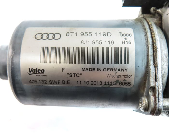 Thumbnail 7: 08-17 AUDI A5 S5 RS5 (B8 8T) COUPE FRONT WINDSHIELD WIPER WASHER MOTOR 