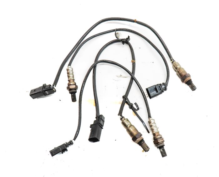 2014 AUDI S5 COUPE (B8 8T) 3.0L SUPER (CTUB) ENGINE OXYGEN O2 WIRE SENSOR SET/4