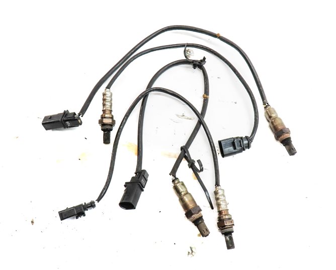 Thumbnail 2: 2014 AUDI S5 COUPE (B8 8T) 3.0L SUPER (CTUB) ENGINE OXYGEN O2 WIRE SENSOR SET/4