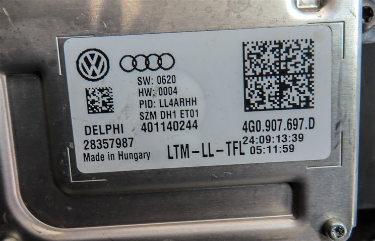 Thumbnail 12: 2013-2017 AUDI A5 S5 (B8 8T) RIGHT PASSENGER XENON HID HEADLIGHT LAMP (NON AFS)