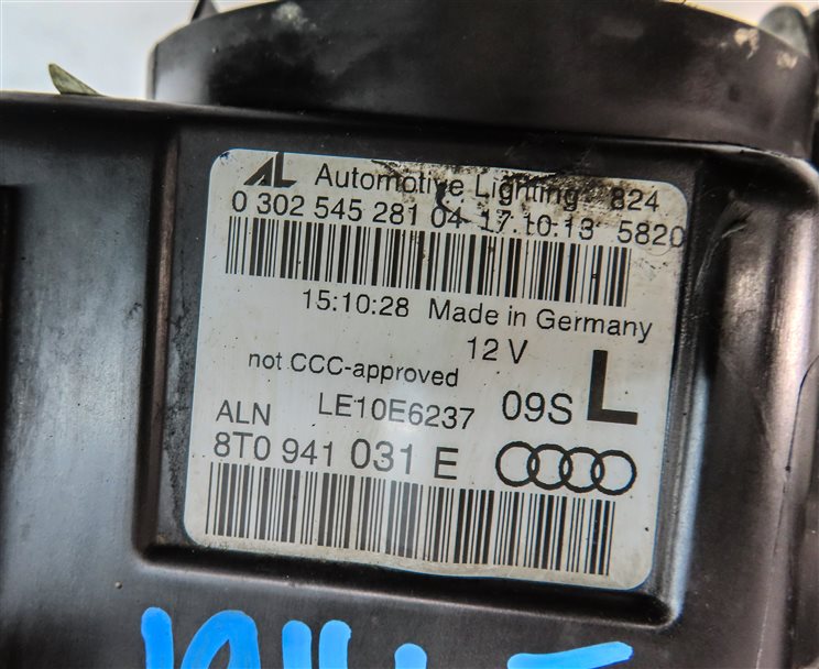 Thumbnail 11: 13-17 AUDI A5 S5 (B8 8T) LEFT DRIVER XENON HID HEADLIGHT LIGHT LAMP (NON AFS)
