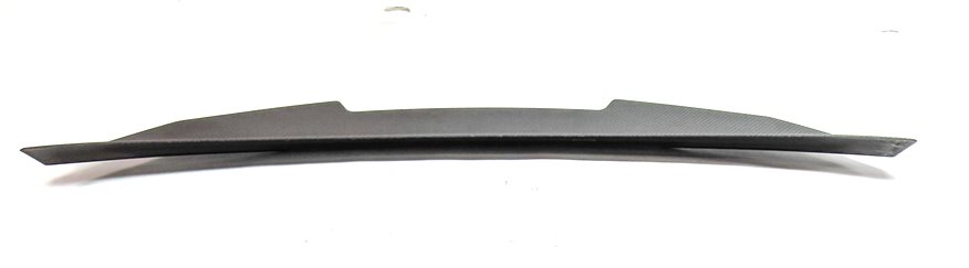 Thumbnail 4: 2014 AUDI S5 COUPE (B8 8T) REAR GLOSSY CARBON FIBER TRUNK MOUNT SPOILER FIN WING