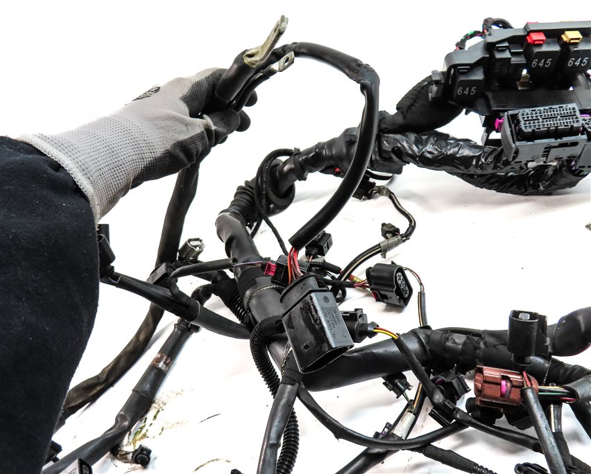 Thumbnail 10: 2014 AUDI S5 COUPE (B8 8T) 3.0L SUPER (CTUB) ENGINE MOTOR WIRE WIRING HARNESS