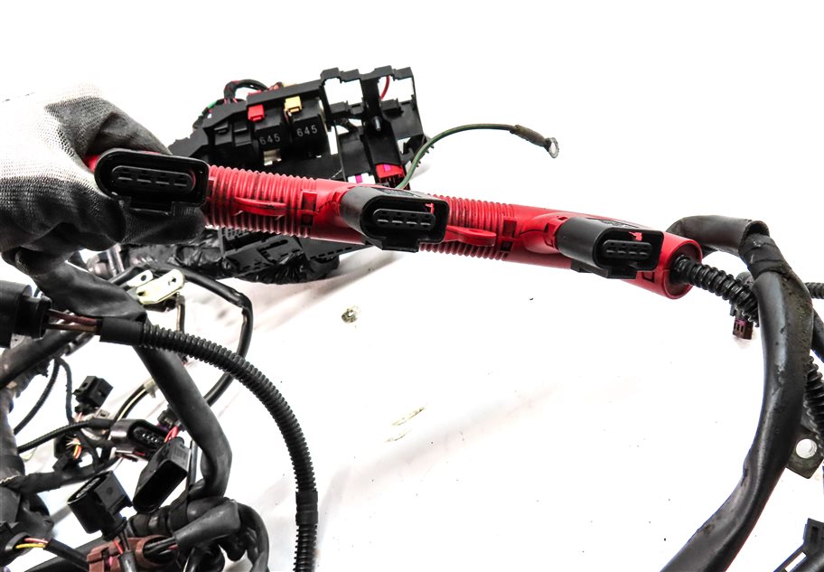 Thumbnail 6: 2014 AUDI S5 COUPE (B8 8T) 3.0L SUPER (CTUB) ENGINE MOTOR WIRE WIRING HARNESS