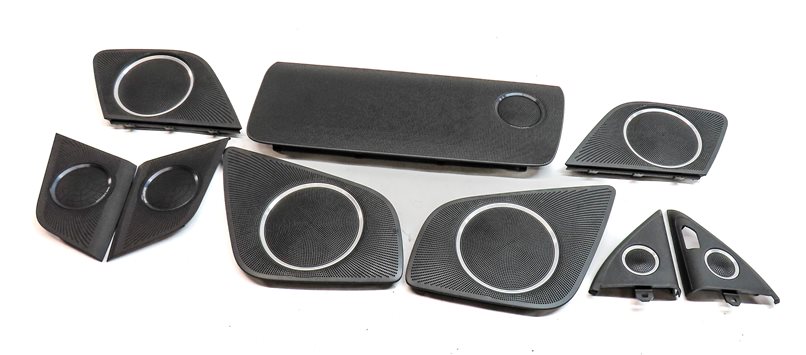 Thumbnail 3: 2014 AUDI S5 COUPE (B8 8T) BANG & OLUFSEN SPEAKER GRILLE COVER SET/9 (BLACK)