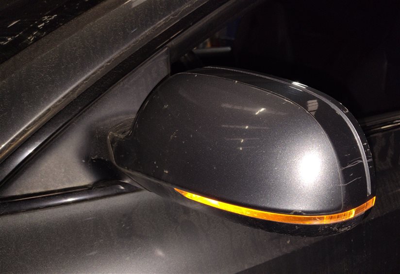 Thumbnail 2: 08-14 AUDI A5 S5 B8 8T COUPE LEFT HEAT BLIND MEMORY AUTO DIM DOOR MIRROR (Gray)