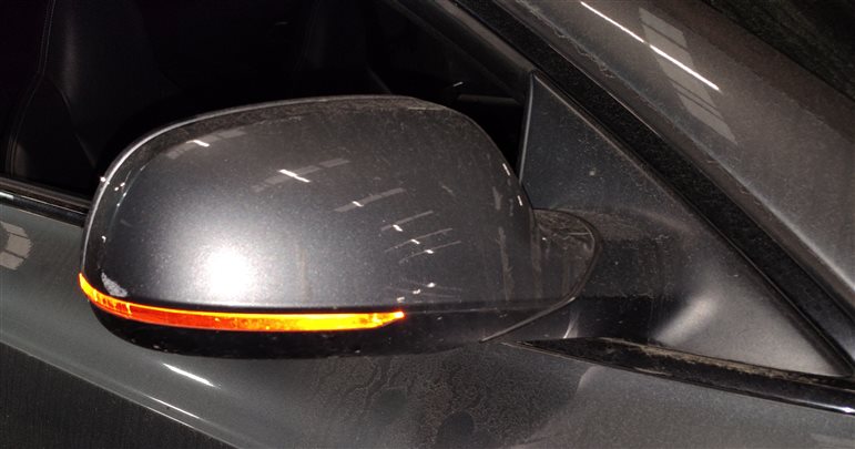 Thumbnail 2: 08-14 AUDI A5 S5 B8 8T COUPE RIGHT HEAT BLIND MEMORY AUTO DIM DOOR MIRROR (Gray)