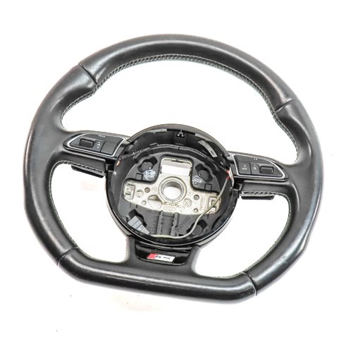 Thumbnail 2: 2013-2017 AUDI S5 (B8 8T) SPORT LEATHER STEERING WHEEL w/ SHIFT PADDLES