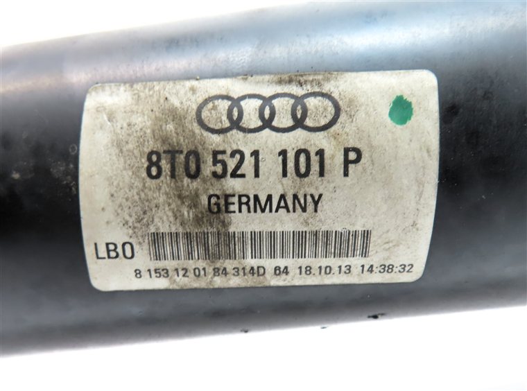 Thumbnail 7: 2013-2014 AUDI S5 (B8 8T) 3.0L A/T - REAR DRIVESHAFT DRIVELINE DRIVE LINE SHAFT