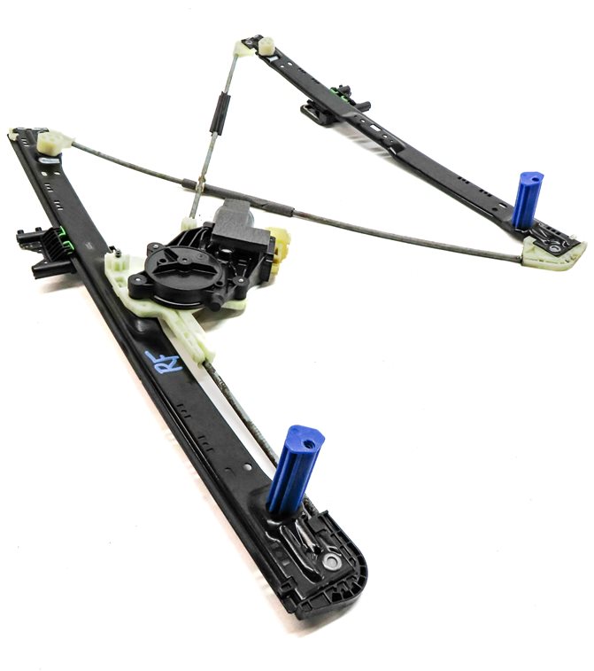 Thumbnail 4: 17-21 ROVER DISCOVERY L462 FRONT RIGHT PASSENGER DOOR WINDOW REGULATOR w/ MOTOR