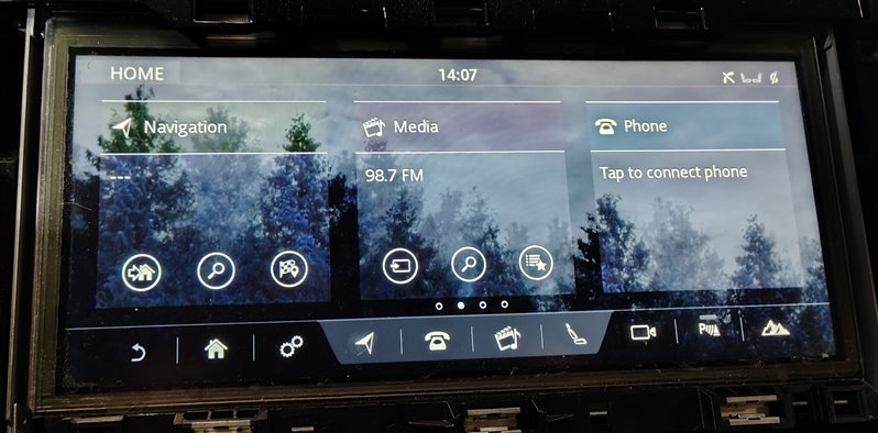 16-20 RANGE ROVER SPORT DISCOVERY XF L462 L494 L405 FRONT CENTER DASH GPS SCREEN