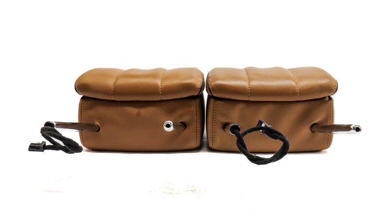 Thumbnail 2: 17-20 LAND ROVER DISCOVERY L462 FRONT LEFT & RIGHT SEAT HEADREST SET/3 (Tan)
