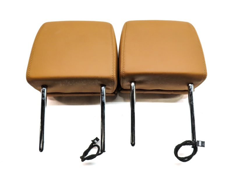 Thumbnail 3: 17-20 LAND ROVER DISCOVERY L462 FRONT LEFT & RIGHT SEAT HEADREST SET/3 (Tan)