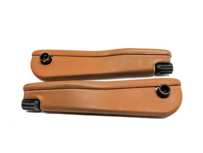 Thumbnail 1: 17-20 ROVER DISCOVERY L462 FRONT LEFT DRIVER & RIGHT PASSENGER ARM REST (Tan)