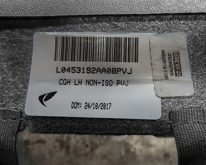 Thumbnail 7: 18 ROVER DISCOVERY L462 FRONT LEFT MEM HEAT VENT MASSAGE UPPER SEAT BACK (Tan)