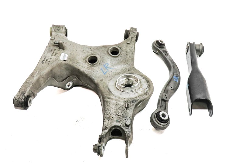 17-20 LAND ROVER DISCOVERY L462 REAR LEFT DRIVER CONTROL ARM SET/3