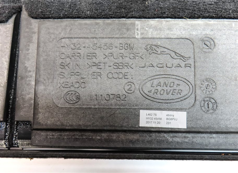 Thumbnail 7: 17-19 LAND ROVER DISCOVERY (L462) REAR TRUNK CARGO FLOOR COVER PANEL (BLACK)