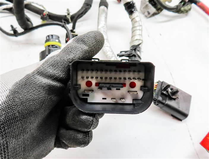 Thumbnail 10: 2018 LAND ROVER DISCOVERY (L462) 3.0L DIESEL ENGINE WIRE WIRING HARNESS LOOM