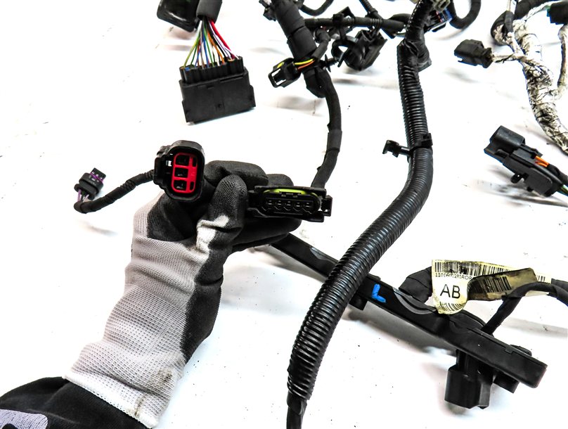 Thumbnail 6: 2018 LAND ROVER DISCOVERY (L462) 3.0L DIESEL ENGINE WIRE WIRING HARNESS LOOM