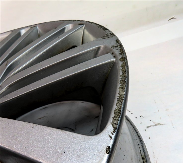 Thumbnail 7: 17-18 LAND ROVER DISCOVERY L462 21X9.5 INCH 10 SPLIT SPOKE ALUMINUM WHEEL RIM