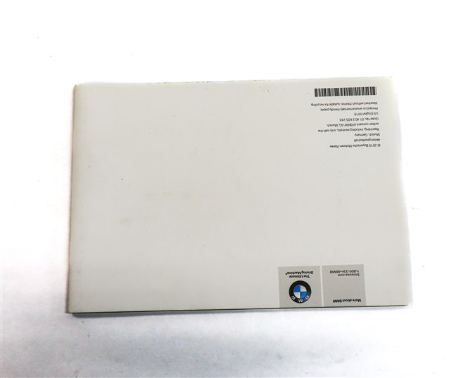 Thumbnail 10: 2011 BMW X5 (E70) 3.0L (N55) OWNER'S MANUAL BOOKLET SET/7 w/ BLACK LEATHER CASE