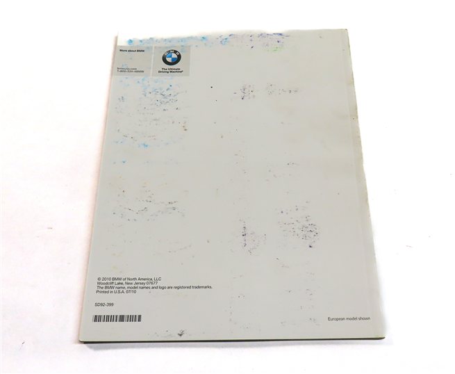 Thumbnail 16: 2011 BMW X5 (E70) 3.0L (N55) OWNER'S MANUAL BOOKLET SET/7 w/ BLACK LEATHER CASE