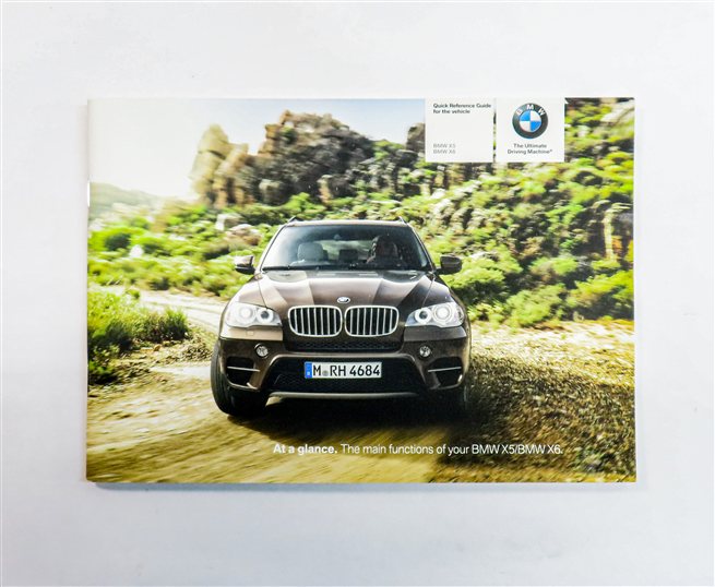 Thumbnail 9: 2011 BMW X5 (E70) 3.0L (N55) OWNER'S MANUAL BOOKLET SET/7 w/ BLACK LEATHER CASE