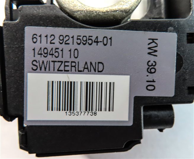 Thumbnail 4: 2011 BMW X5 (E70) 3.0L (N55) ENGINE NEGATIVE BATTERY TERMINAL WIRE CABLE