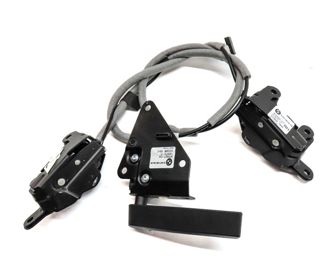 Thumbnail 4: 2011 BMW X5 (E70) REAR TRUNK LIFTGATE LID LOWER LOCK LATCH RELEASE HANDLE SET/3
