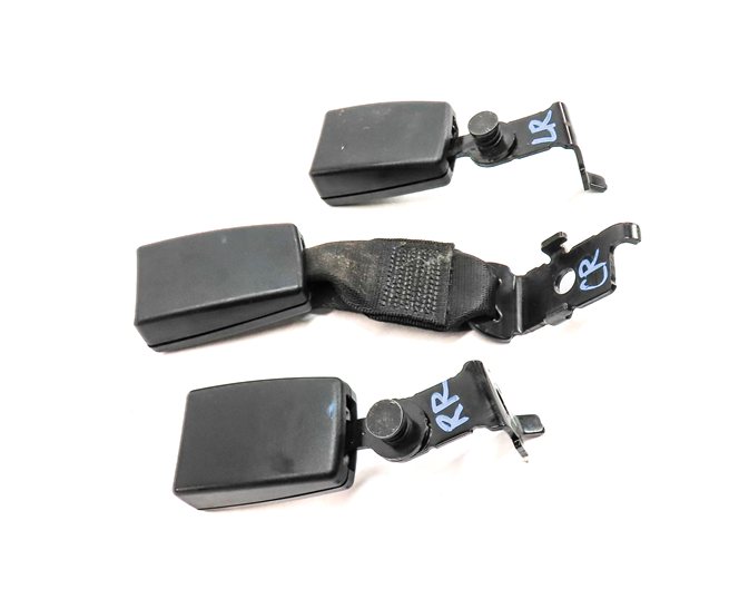 Thumbnail 3: 2011 BMW X5 (E70) REAR 2ND ROW LEFT CENTER RIGHT SEATBELT RECEIVER BUCKLE SET/3