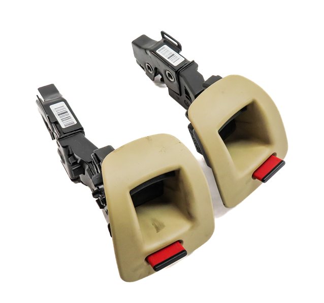 2011 BMW X5 (E70) REAR FOLDING SEAT BACK LOCK LATCH RELEASE HANDLE SET/2 (Beige)