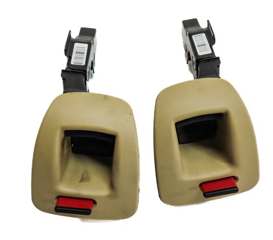 Thumbnail 2: 2011 BMW X5 (E70) REAR FOLDING SEAT BACK LOCK LATCH RELEASE HANDLE SET/2 (Beige)