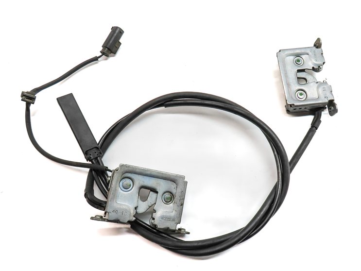 Thumbnail 4: 2011 BMW X5 (E70) FRONT HOOD BONNET LID SAFETY LOCK LATCH CABLE SET/2
