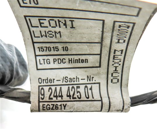 Thumbnail 5: 2011 BMW X5 (E70) REAR PARK ASSIST PDC DISTANCE CONTROL WIRE SENSOR SET/4