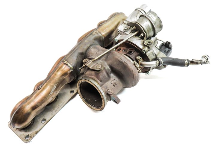 2011-2014 BMW X5 X6 (E70 E71) 3.0L N55 TURBO ENGINE TURBOCHARGER w/ MANIFOLD