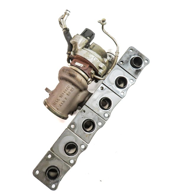 Thumbnail 4: 2011-2014 BMW X5 X6 (E70 E71) 3.0L N55 TURBO ENGINE TURBOCHARGER w/ MANIFOLD