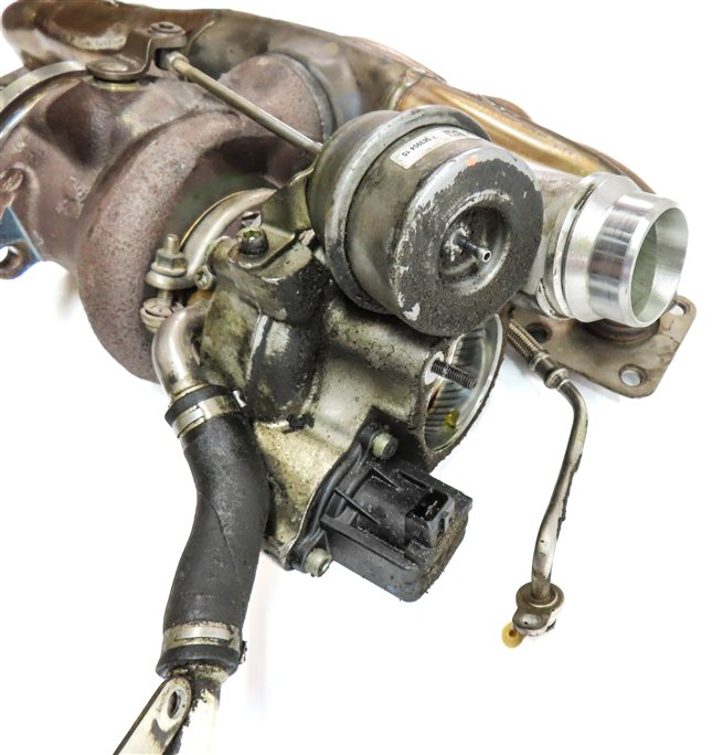 Thumbnail 5: 2011-2014 BMW X5 X6 (E70 E71) 3.0L N55 TURBO ENGINE TURBOCHARGER w/ MANIFOLD